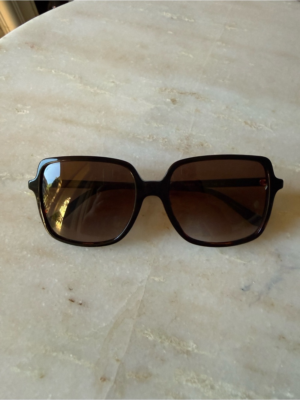 Michael Kors Brown Oversized Square Sunglasses for Women